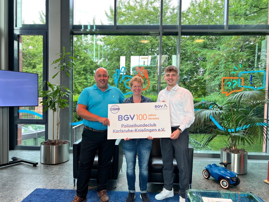 BGV Spende für Vereine